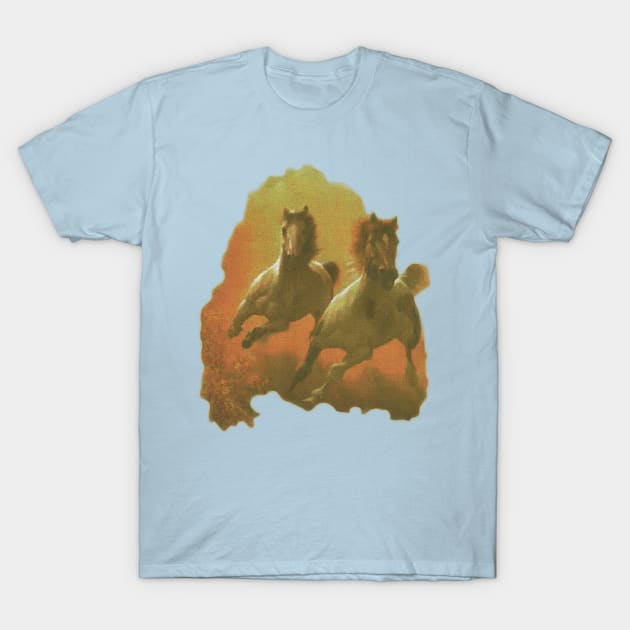 Napoleon Dynamite Galloping Horses T-Shirt by darklordpug